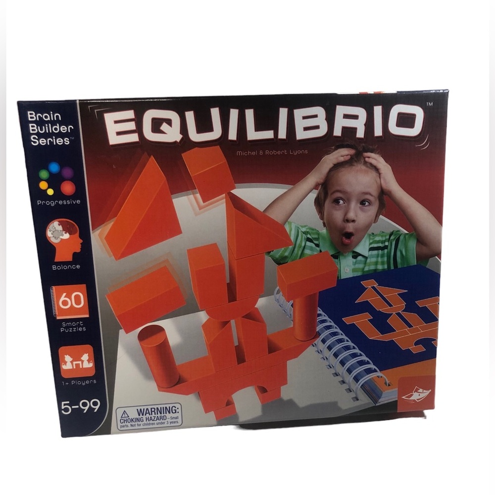 FoxMind Equilibrio Brain Builder Series Game  60 Puzzles Complete Educational